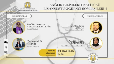 Sağlık Bilimleri Enstitüsü Lisansüstü Öğrenci Söyleşileri-1